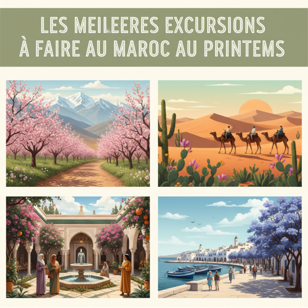 Les meilleures excursions à faire au Maroc au printemps