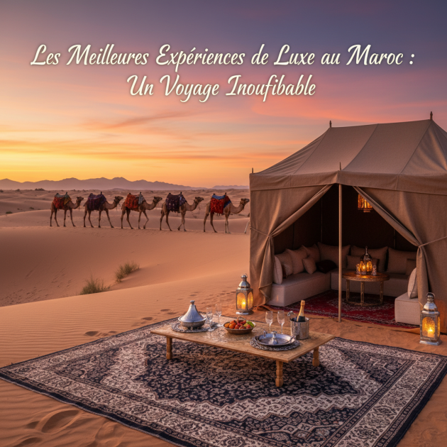 Les Meilleures Expériences de Luxe au Maroc : Un Voyage Inoubliable