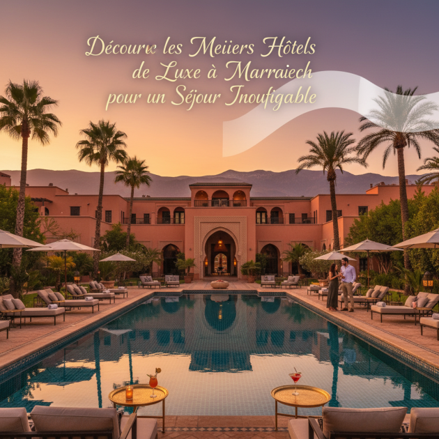 Découvrez les Meilleurs Hôtels de Luxe à Marrakech pour un Séjour Inoubliable
