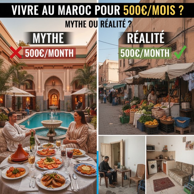 Vivre au Maroc pour 500€/mois : mythe ou réalité ?