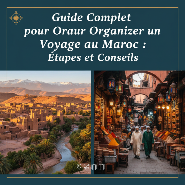 Guide Complet pour Organiser un Voyage au Maroc : Étapes et Conseils