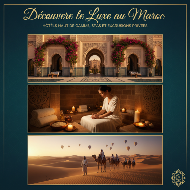 Découvrez le Luxe au Maroc : Hôtels Haut de Gamme, Spas et Excursions Privées