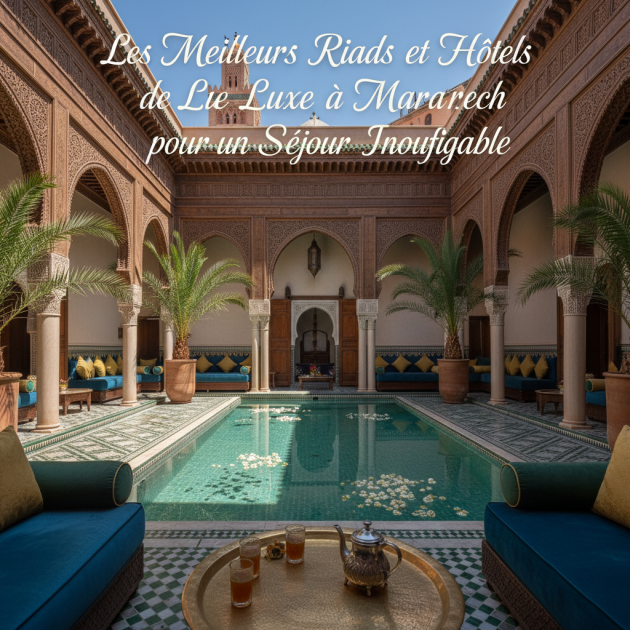 Les Meilleurs Riads et Hôtels de Luxe à Marrakech pour un Séjour Inoubliable