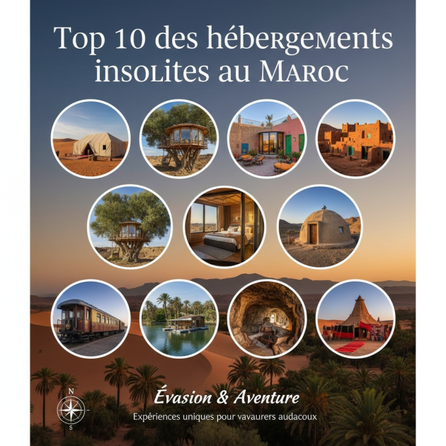 Top 10 des hébergements insolites au Maroc