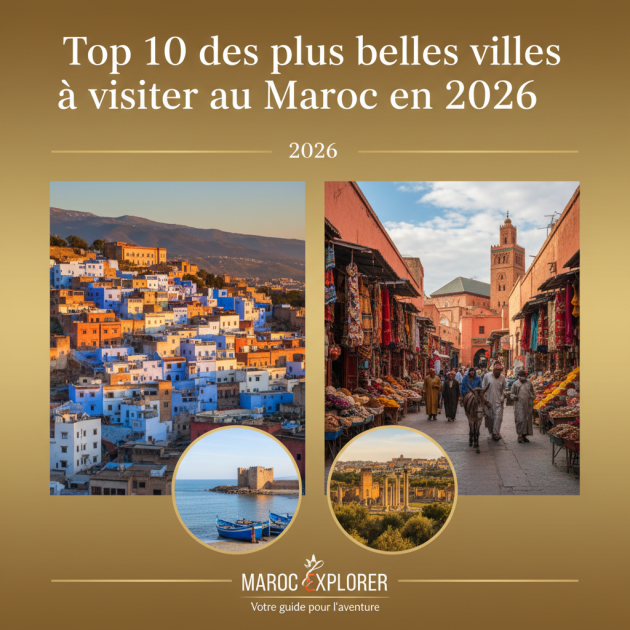Top 10 des plus belles villes à visiter au Maroc en 2026