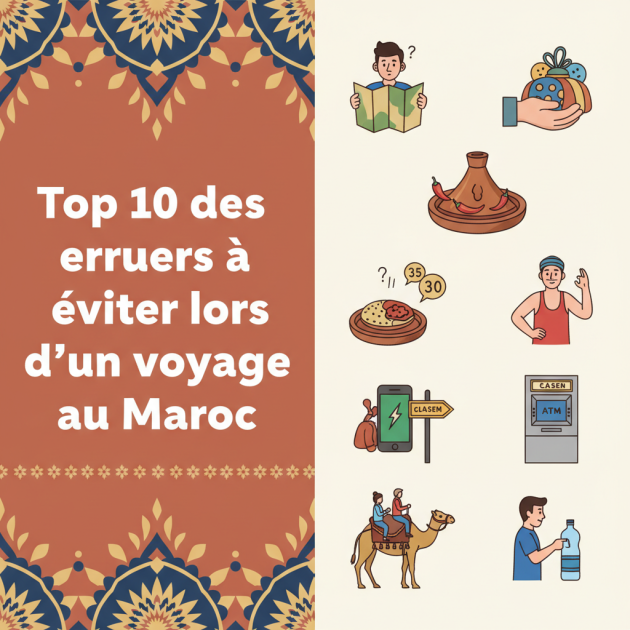 Top 10 des erreurs à éviter lors d’un voyage au Maroc