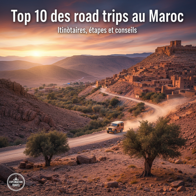 Top 10 des road trips au Maroc : Itinéraires, étapes et conseils