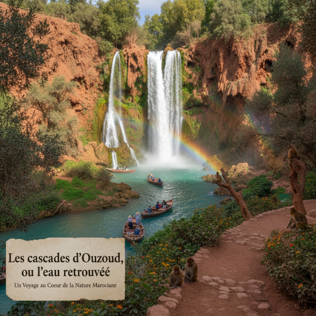 Les cascades d’Ouzoud, ou l’eau retrouvée : Un Voyage au Coeur de la Nature Marocaine