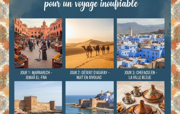 Itinéraire parfait de 5 jours au Maroc pour un voyage inoubliable