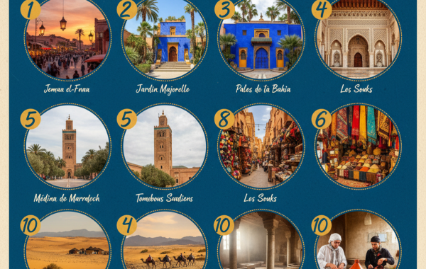Top 10 des activités à faire à Marrakech
