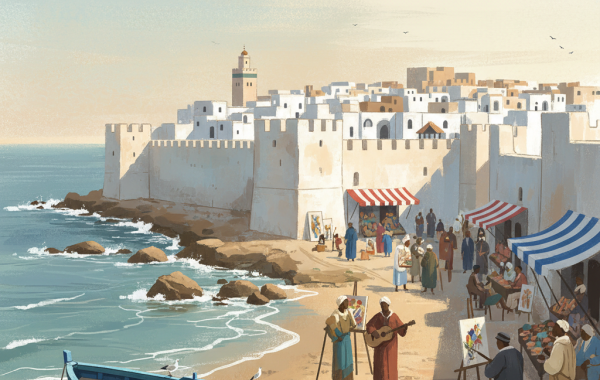 Essaouira, la bien dessinée : Découvrez la médina, l'océan et l'atmosphère artistique