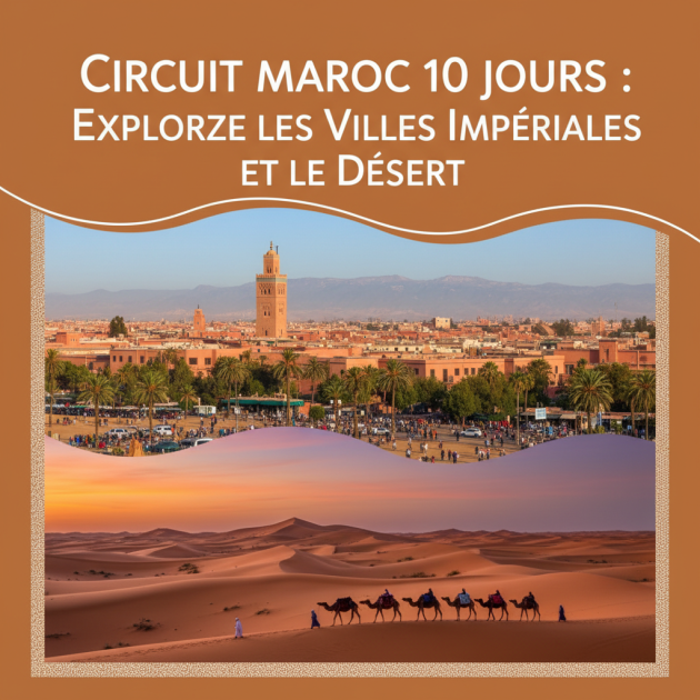 Circuit Maroc 10 jours : Explorez les Villes Impériales et le Désert