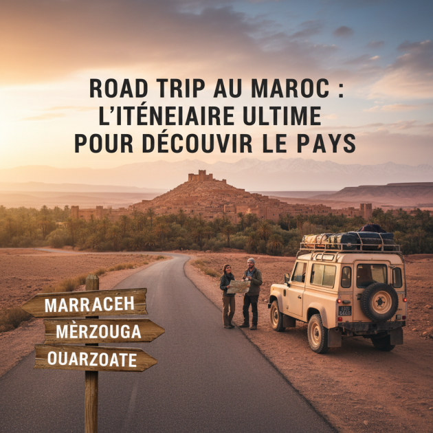 Road trip au Maroc : l’itinéraire ultime pour découvrir le pays