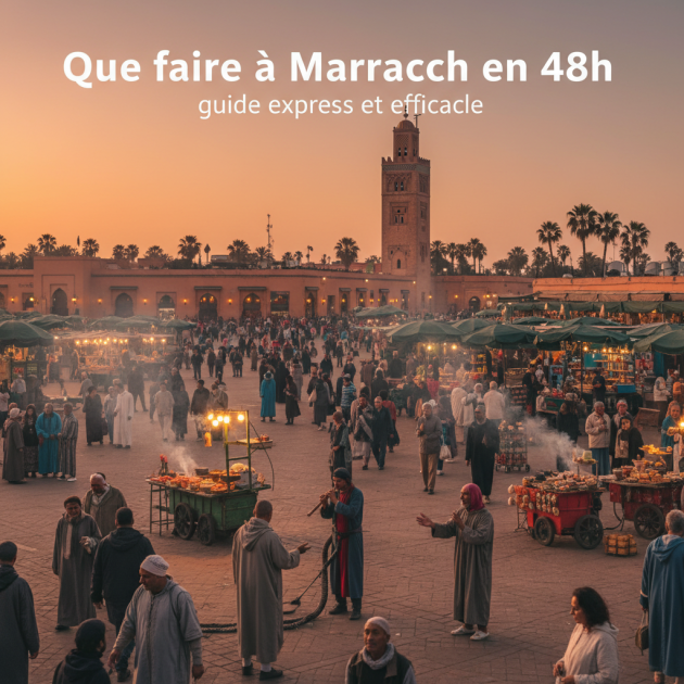 Que faire à Marrakech en 48h : guide express et efficace