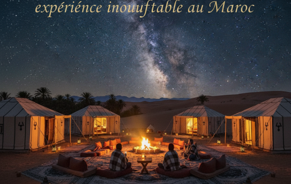 Dormir dans le désert : expérience inoubliable au Maroc