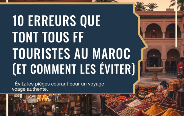 10 erreurs que font tous les touristes au Maroc (et comment les éviter)